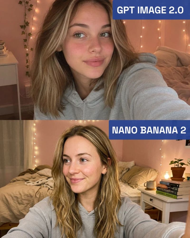 Same prompt generated across GPT Image 2, Midjourney V8, Nano Banana 2, and Flux 2