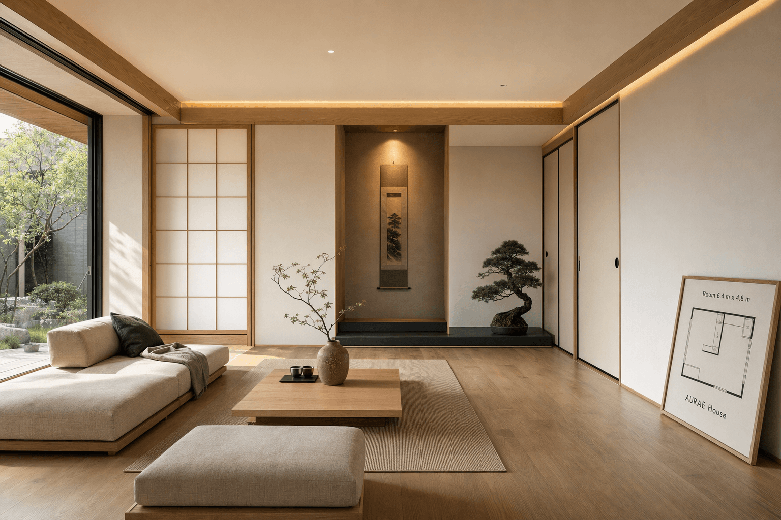 Interior-Design-Visualisierung mit Bild-zu-Bild-KI